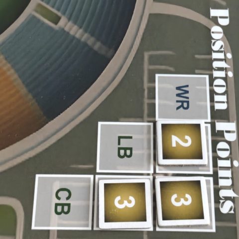 Position points in FIRST DOWN